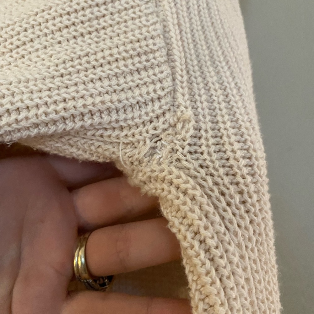 Universal Thread Cream Open-Front Knit Cardigan - Picture 6 of 7